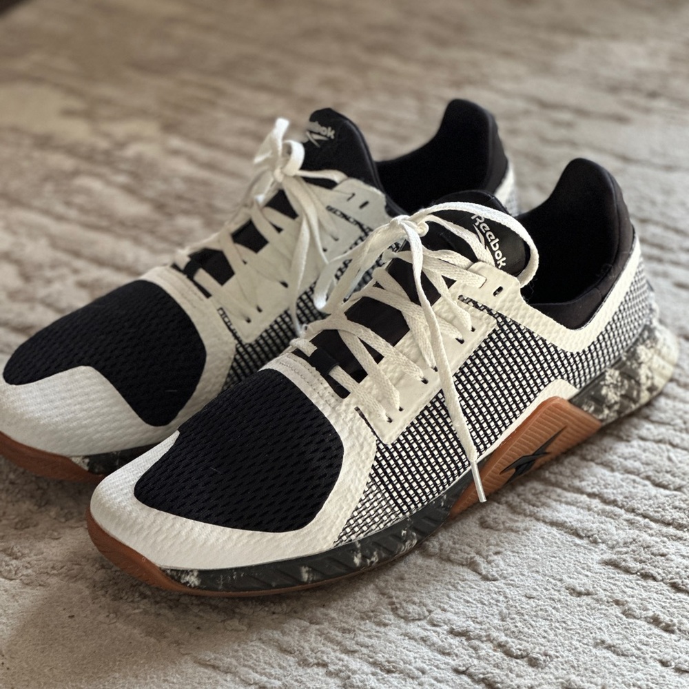 Size 13 reebok flaahfilm shoes. Bought and wore twice. Pretty much brand new.